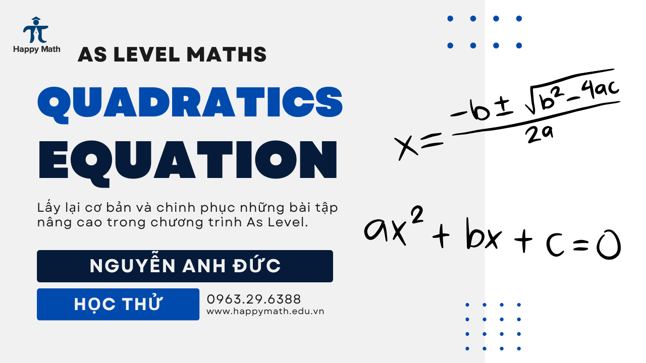 Giải phương trình bậc 2 ax² + bx + c = 0 - Hướng dẫn và bài tập toán