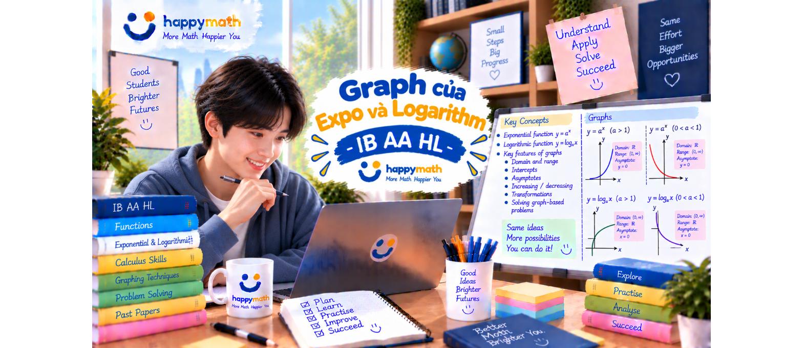 (Book 7-3) Graph của Expo và Logarithm - IB AA HL