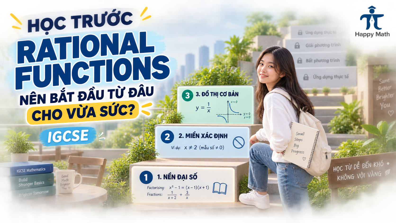 Bài 8: Học trước Rational Functions: nên bắt đầu từ đâu cho vừa sức