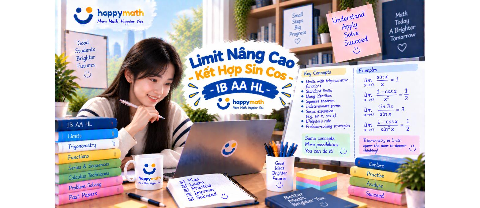 (BOOK 8-5) Limit Dạng nâng cao - kết hợp SIN COS - IB AA HL