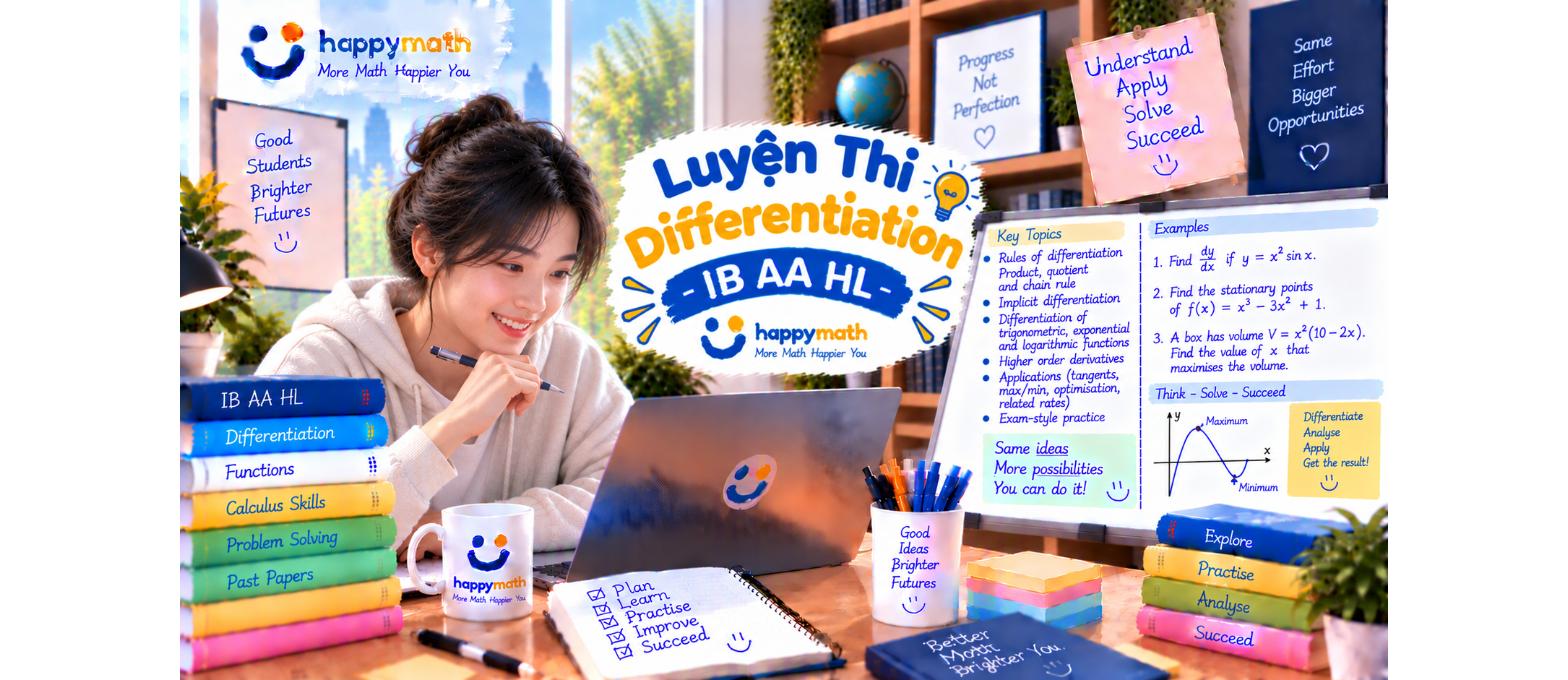 (Book 4-6) Luyện thi bộ Differentiation - IB AA HL