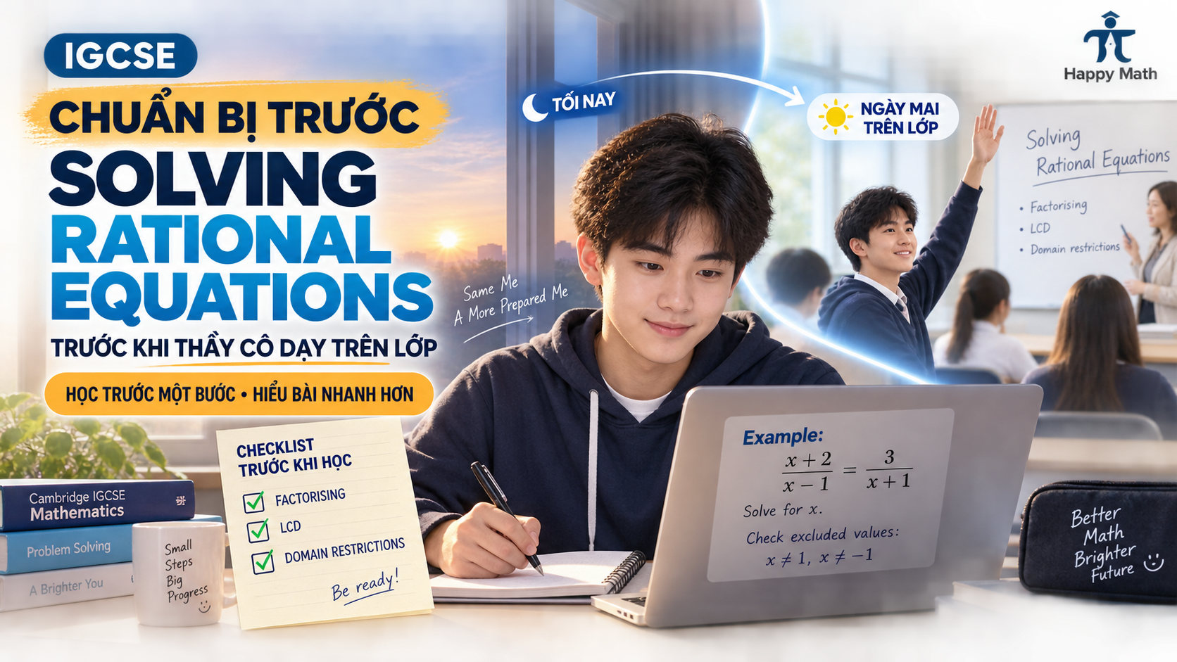 Bài 9: Chuẩn bị trước Solving Rational Equations trước khi thầy cô dạy trên lớp