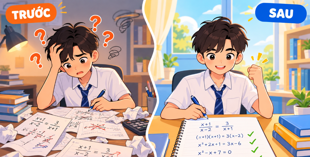 Giữa năm: thời điểm quyết định với Solving Rational Equations – IGCSE
