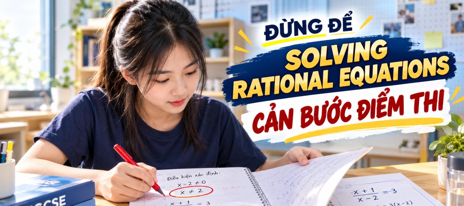 Đừng để Solving Rational Equations cản bước điểm thi IGCSE
