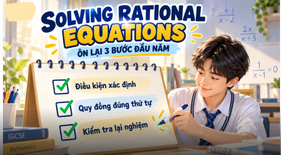 Ôn lại nền tảng Solving Rational Equations ngay đầu năm – IGCSE